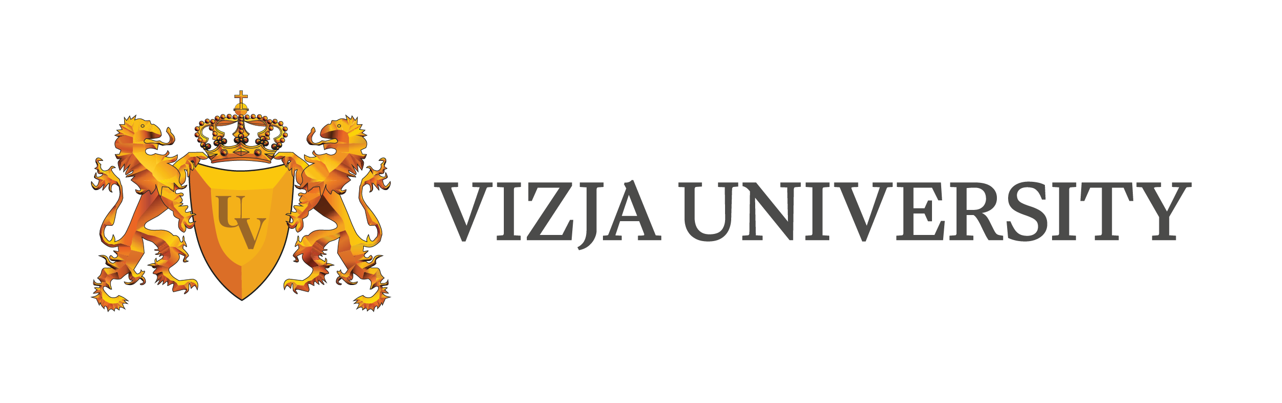 Official VIZJA University wordmark